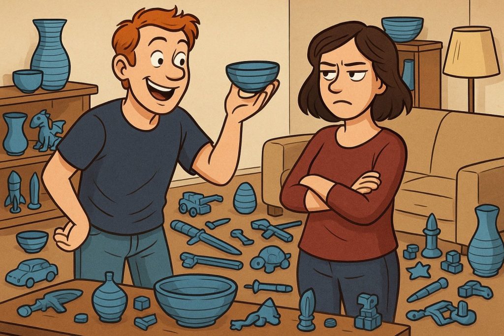 Mit 3D Druck übertreibt der Graf ein wenig