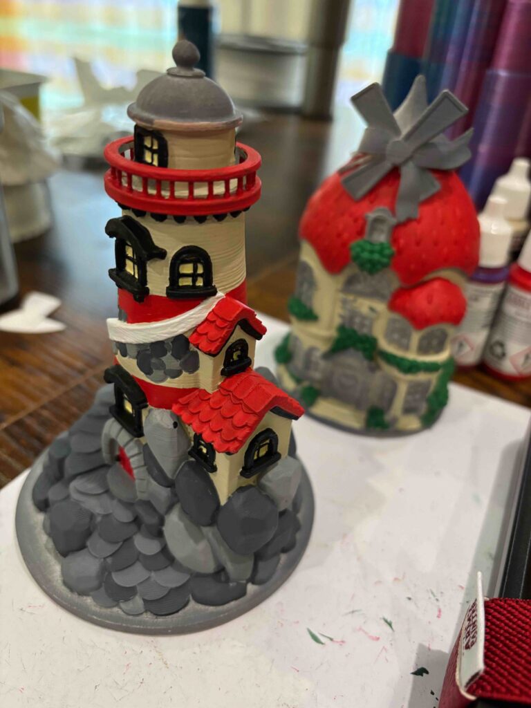 Leuchtturm und Beerenhaus unfertig
